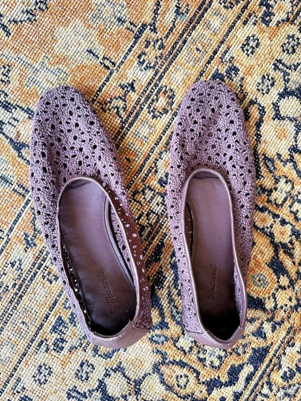 Madewell Mylie Ballet Flats in Brown